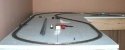 finished mainline on the left hand side of the layout.JPG
